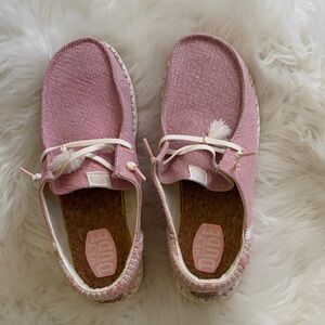 Hey Dude lady’s Light Pink Slip-On Sneakers